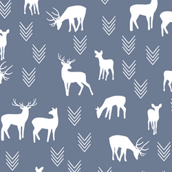 Deer Silhouette in Dove