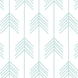 Vanes in Glacier Blue on White