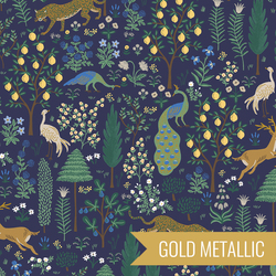 Menagerie in Navy Metallic