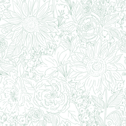 Paperie in Basil Green on White