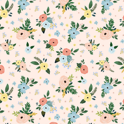 Large Harbour Florals in Pink