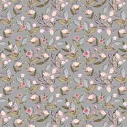 Little Tossed Floral in Grey