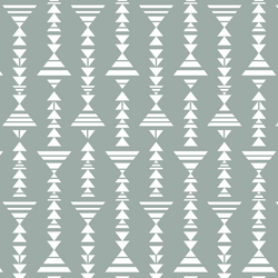 Little Tribal Stripe in Eucalyptus