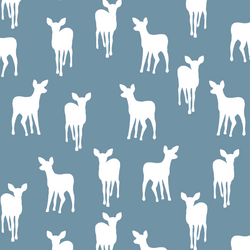 Fawn Silhouette in Marine