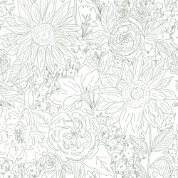 Paperie in Cactus Green on White