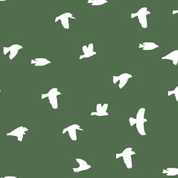 Flock Silhouette in Kale
