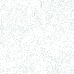 Paperie in Sunset Blue on White