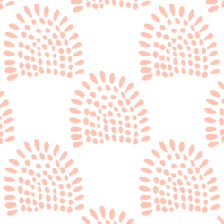 Sunrise in Pink Sand on White