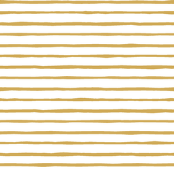 Artisan Stripe in Straw on White