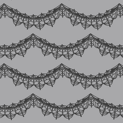 Gossamer Lace in Onyx
