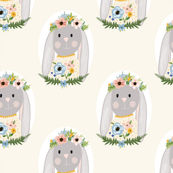 Large Bunny in Ivory