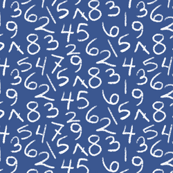 Tossed Numbers in Blue Jay