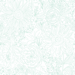 Paperie in Retro Green on White