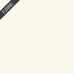 Flannel Solid in White Linen