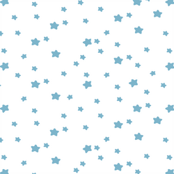 Star Light in Surf on White