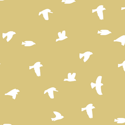 Flock Silhouette in Honey