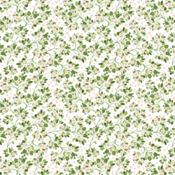 Tiny Strawberry Flowers in Spring