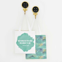 Mom Life Tote Panel in Succulent
