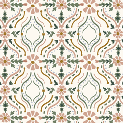 Painted Damask in Cloud