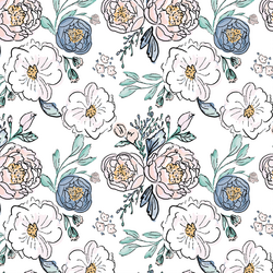 Blossoming in Periwinkle Rose