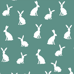 Cottontail Silhouette in Agate