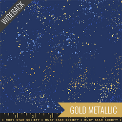 Speckled Wideback in Navy Metallic