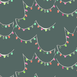 Holiday Lights in Dark Spruce