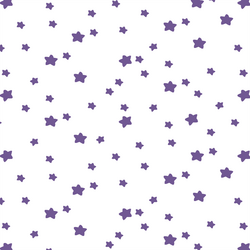 Star Light in Ultra Violet on White