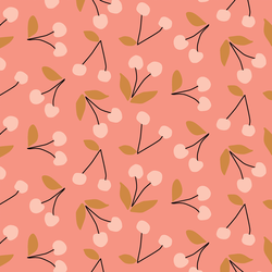 Cherries in Summer Coral