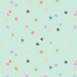Rainbow Stars in Minty