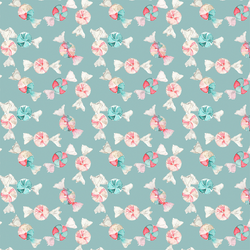 Small Peppermint Candy in Frosty Teal