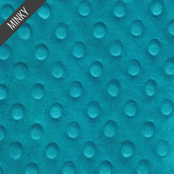 Minky Dimple Dot in Peacock