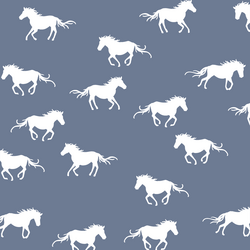 Horse Silhouette in Dove