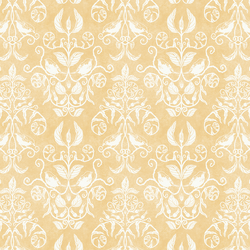 Filgree Damask in Primrose Yellow