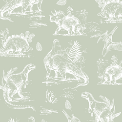 Dinosaurs in Succulent Green