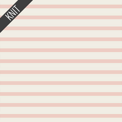Striped Apart Knit in Rose