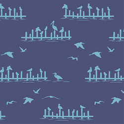 Pier Pressure in Indigo and Surf