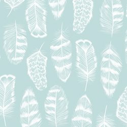 Plume in Glacier Blue