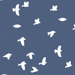Flock Silhouette in Midnight