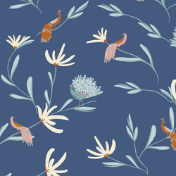 Chinoiserie in Porcelain Blue