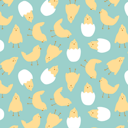 Large Chickies in Teal