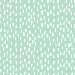 Spines in White on Mint Kiss