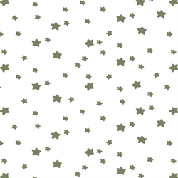 Star Light in Olive on White