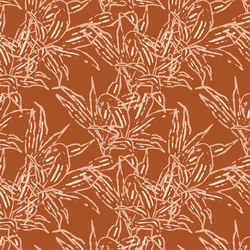 Large Through the Leaves in Copper