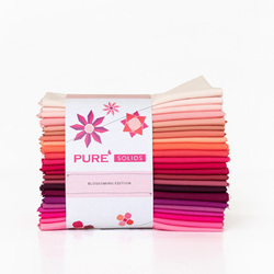 Pure Solids Fat Quarter Bundle in Blossoming