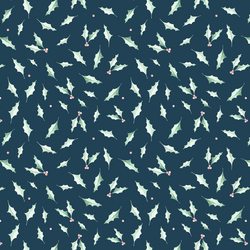 Holly Leaf in Solstice Blue