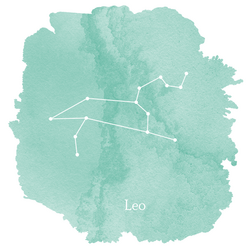 Leo Sign Panel in Succulent