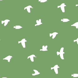 Flock Silhouette in Pistachio