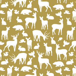 Forest Friends in Gold