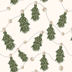 Large Pine Garland in Joyful